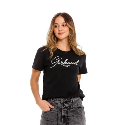 CAMISETA NEGRA GF1100779N000 GIRBAUD