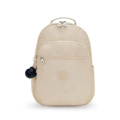 MOCHILA BEIGE SEOUL KIPLING