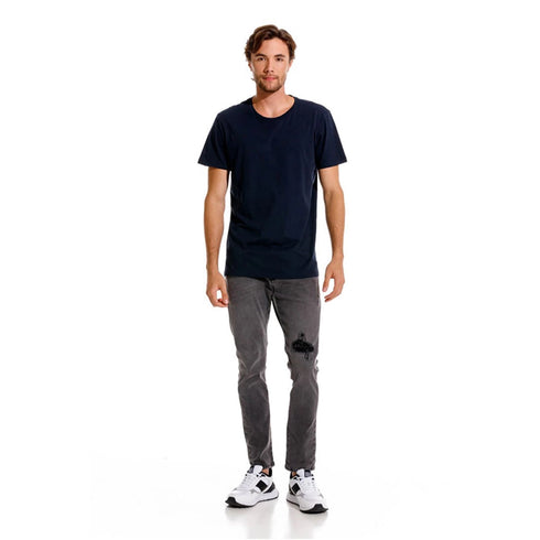 JEAN GRIS OSCURO PEDAL PUSHER GIRBAUD
