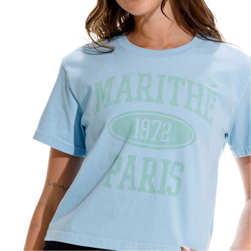 CAMISETA AZUL CLARA GIRBAUD