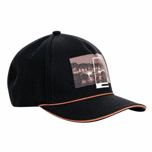 GORRA NEGRA SOLEIL GIRBAUD