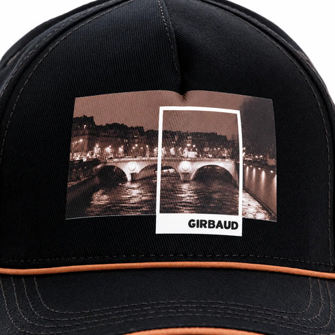 GORRA NEGRA SOLEIL GIRBAUD