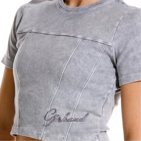 CAMISETA GRIS LE MARITHE GIRBAUD