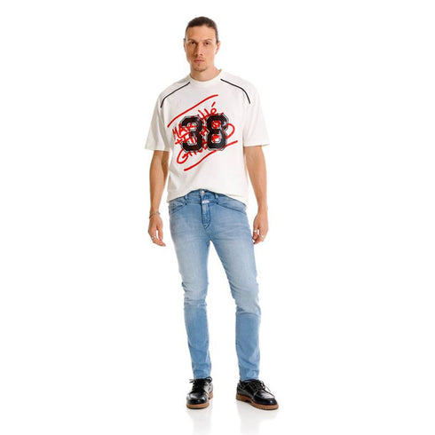 CAMISETA CREMA LE LUNEDI GIRBAUD