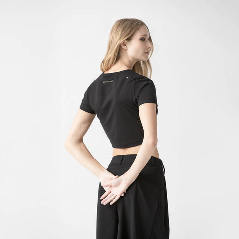 CROP TOP NEGRO NICOLLE MONASTERY