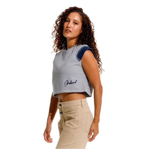 CAMISETA AZUL ALICE GIRBAUD