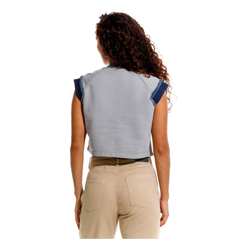CAMISETA AZUL ALICE GIRBAUD