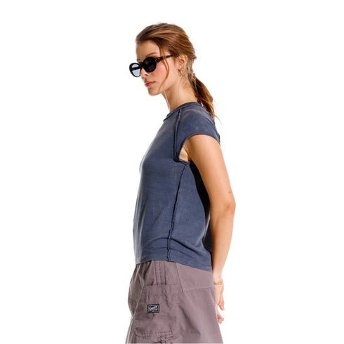 CAMISETA AZUL ALICE GIRBAUD