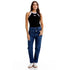 CROP TOP NEGRO STELLA GIRBAUD