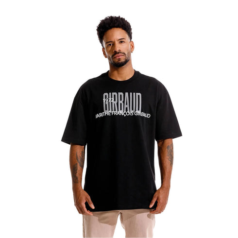 CAMISETA NEGRA LE MONARQUE GIRBAUD