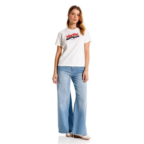 CAMISETA CREMA LE MARITHE GIRBAUD