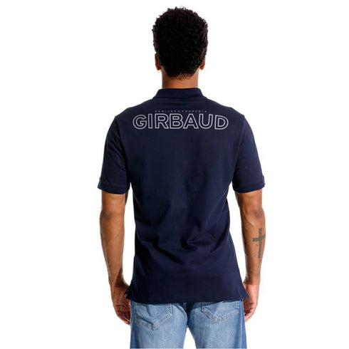 POLO AZUL OSCURO ZIP ZOP GIRBAUD