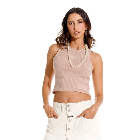 CAMISETA CAQUI STELLA GIRBAUD