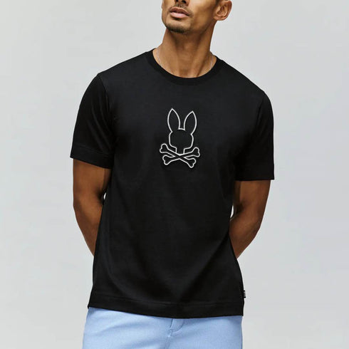 CAMISETA NEGRA SETH PSYCHO BUNNY