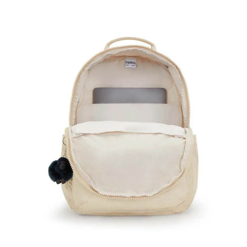 MOCHILA BEIGE SEOUL KIPLING