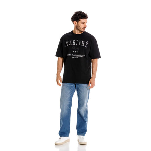 CAMISETA NEGRA LE MONARQUE GIRBAUD