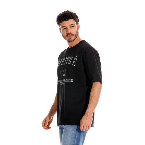 CAMISETA NEGRA LE MONARQUE GIRBAUD