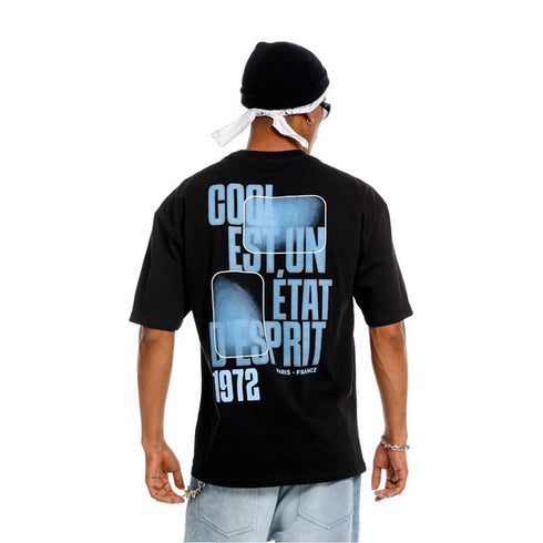 CAMISETA NEGRA LE MONARQUE GIRBAUD