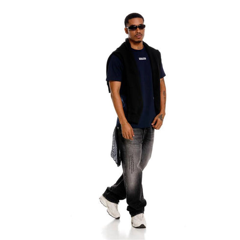 CAMISETA AZUL OSCURA LE FRANCOIS GIRBAUD