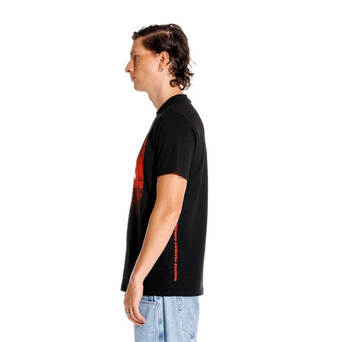 CAMISETA NEGRA LE FRANCOIS AC DC GIRBAUD