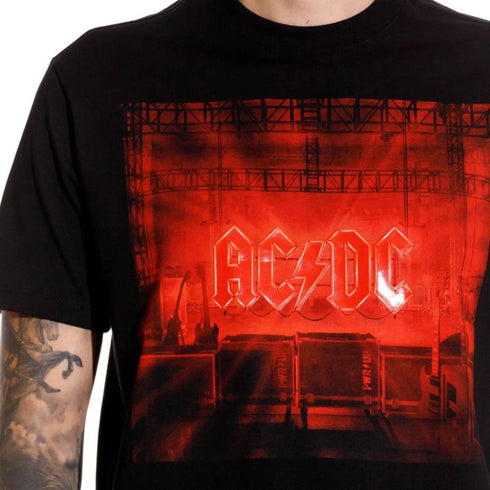 CAMISETA NEGRA LE FRANCOIS AC DC GIRBAUD