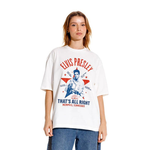 CAMISETA CREMA LE MONARQUE ELVIS GIRBAUD