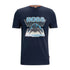 CAMISETA AZUL OSCURA TEE ENTER BOSS