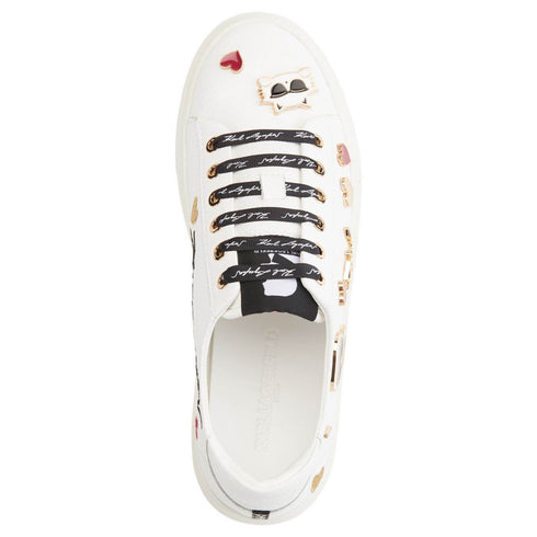 TENIS BLANCOS LACE UP KARL LAGERFELD
