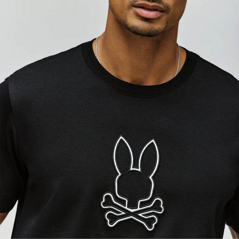 CAMISETA NEGRA SETH PSYCHO BUNNY