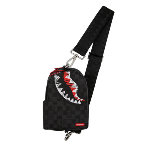 BOLSO DE MANO MARRÓN CHECK 2 SPRAYGROUND