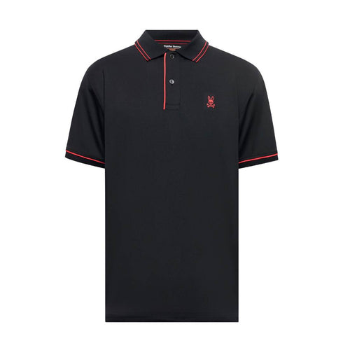 POLO NEGRO CLEMENT PSYCHO BUNNY