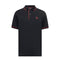 POLO NEGRO CLEMENT PSYCHO BUNNY