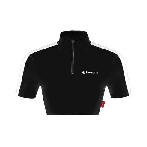 CROP TOP NEGRO LUMINOSA CLEMONT