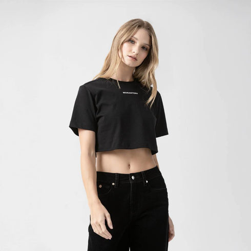 CROP TOP NEGRO KASSIA MONASTERY