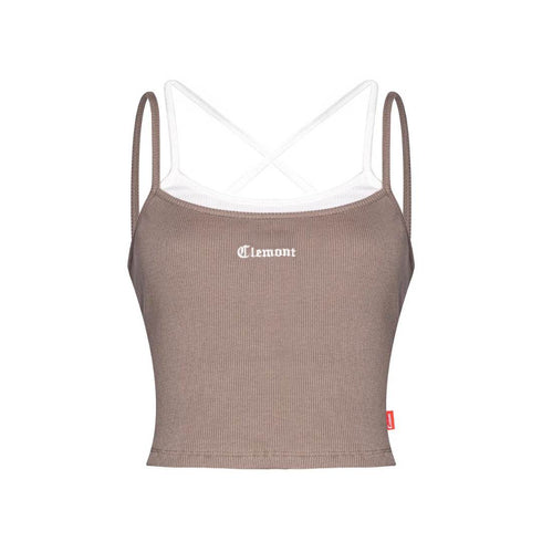 CROP TOP TAUPE OSCILLARE CLEMONT