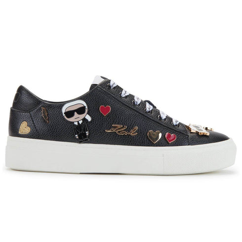 TENIS NEGROS LACE UP KARL LAGERFELD
