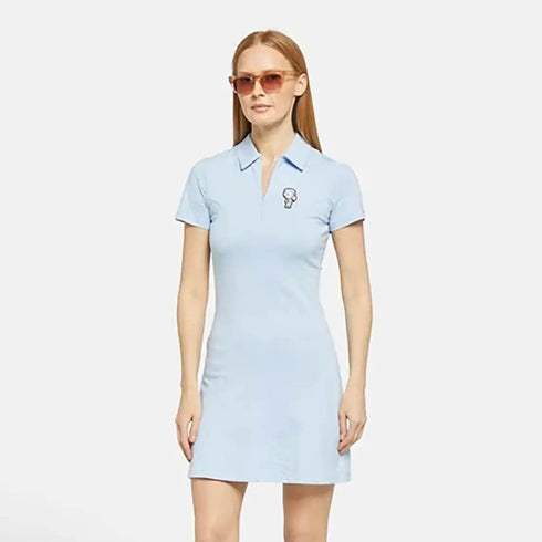 VESTIDO CELESTE WINDSURFER KARL LAGERFELD