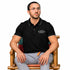 POLO NEGRO ENZO DOBLE BORDADO PSYCHO BUNNY