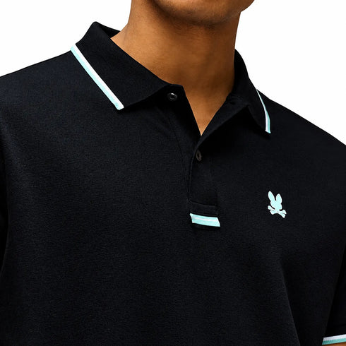 POLO NEGRO PERFORMANCE NIKOLAI PSYCHO BUNNY