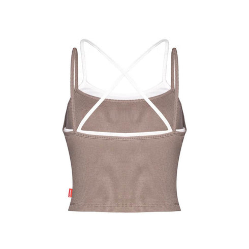 CROP TOP TAUPE OSCILLARE CLEMONT
