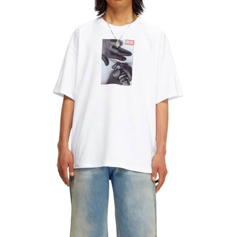 CAMISETA BLANCA T-BOXT DIESEL