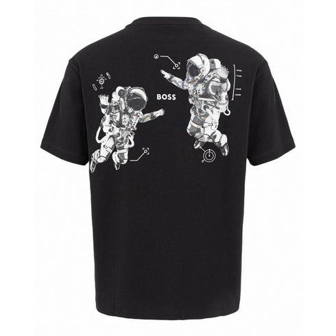 CAMISETA NEGRA TEE GALAXY BOSS