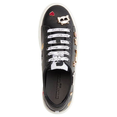 TENIS NEGROS LACE UP KARL LAGERFELD