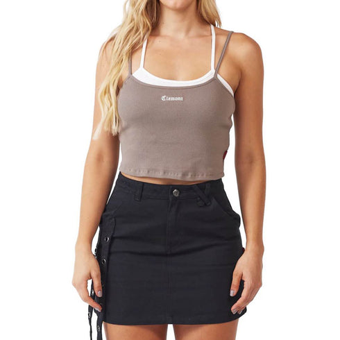 CROP TOP TAUPE OSCILLARE CLEMONT