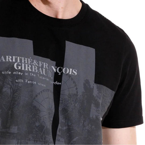 CAMISETA NEGRO LE MONARQUE GIRBAUD