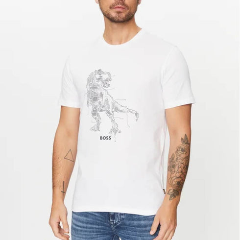 CAMISETA BLANCA TEE RASSIC BOSS