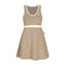 VESTIDO OPULENTIE TAUPE CLEMONT