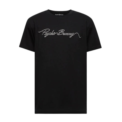 CAMISETA NEGRA CYRUS PSYCHO BUNNY