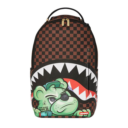 MOCHILA MARRÓN MONEY GUMP SPRAYGROUND