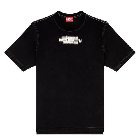 CAMISETA NEGRA T JUST SLITS DIESEL